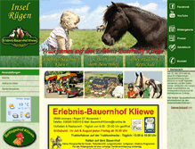 Tablet Screenshot of neu.bauernhof-kliewe.de